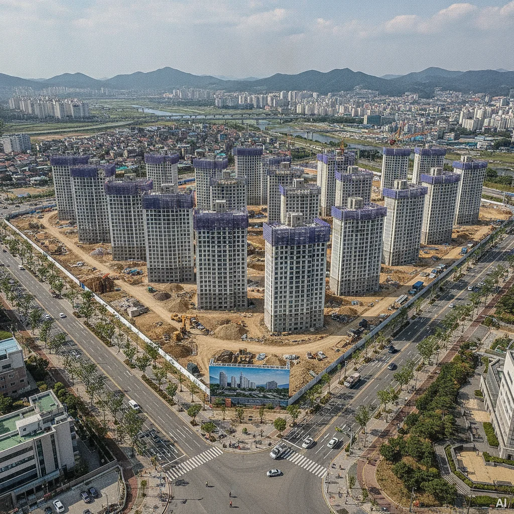신축 아파트 공사 현장 사진 10
