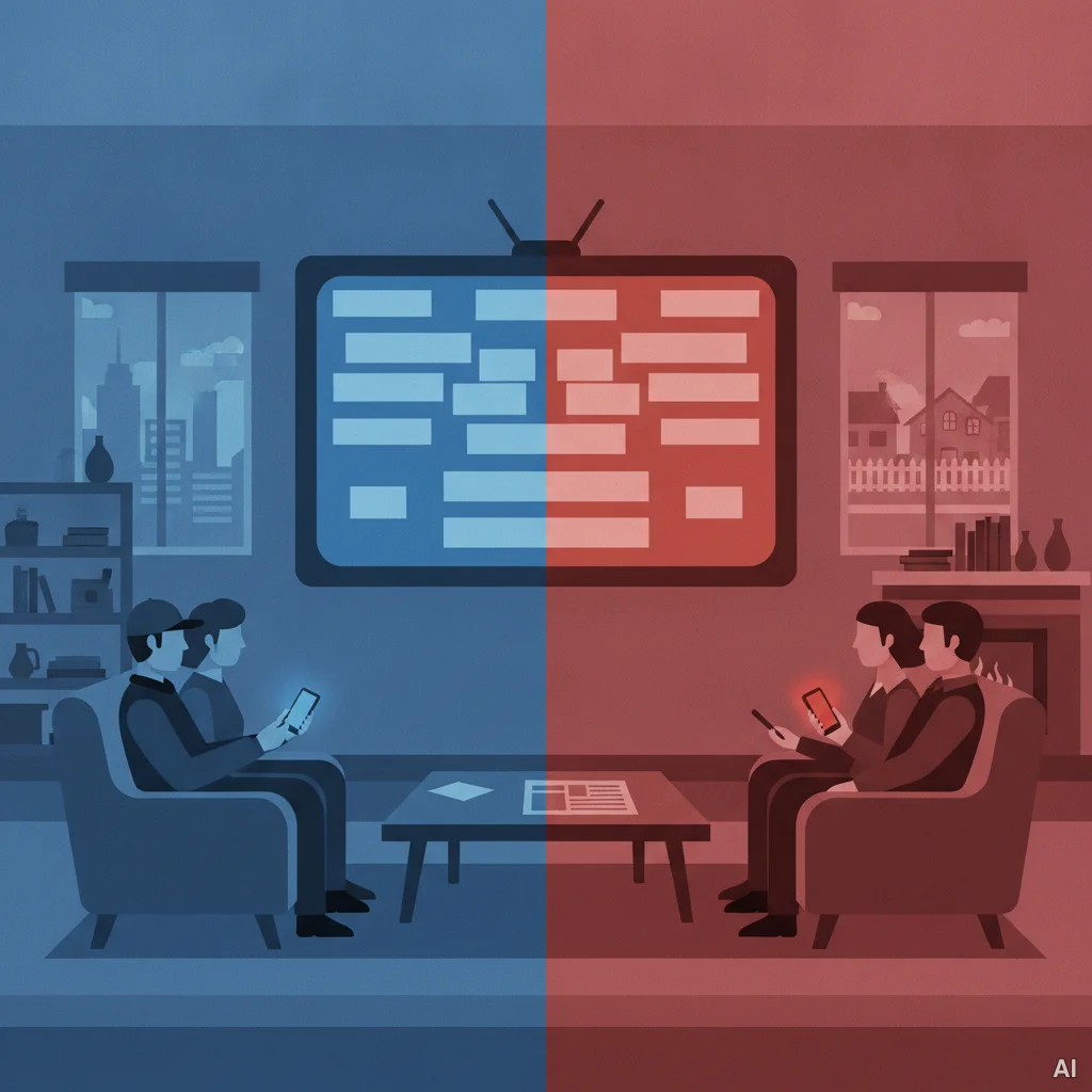 Media partisan divide visualization 사진 7