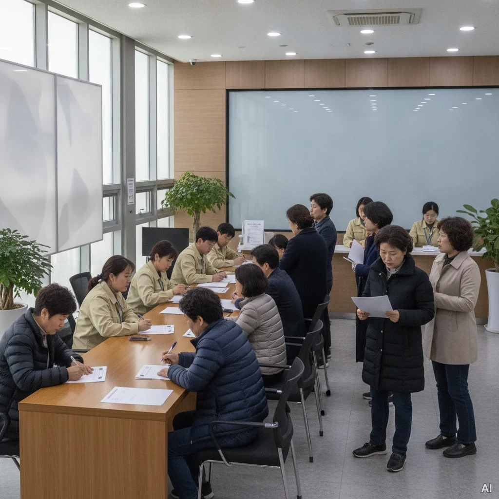 피해 신고서 작성 모습 사진 5