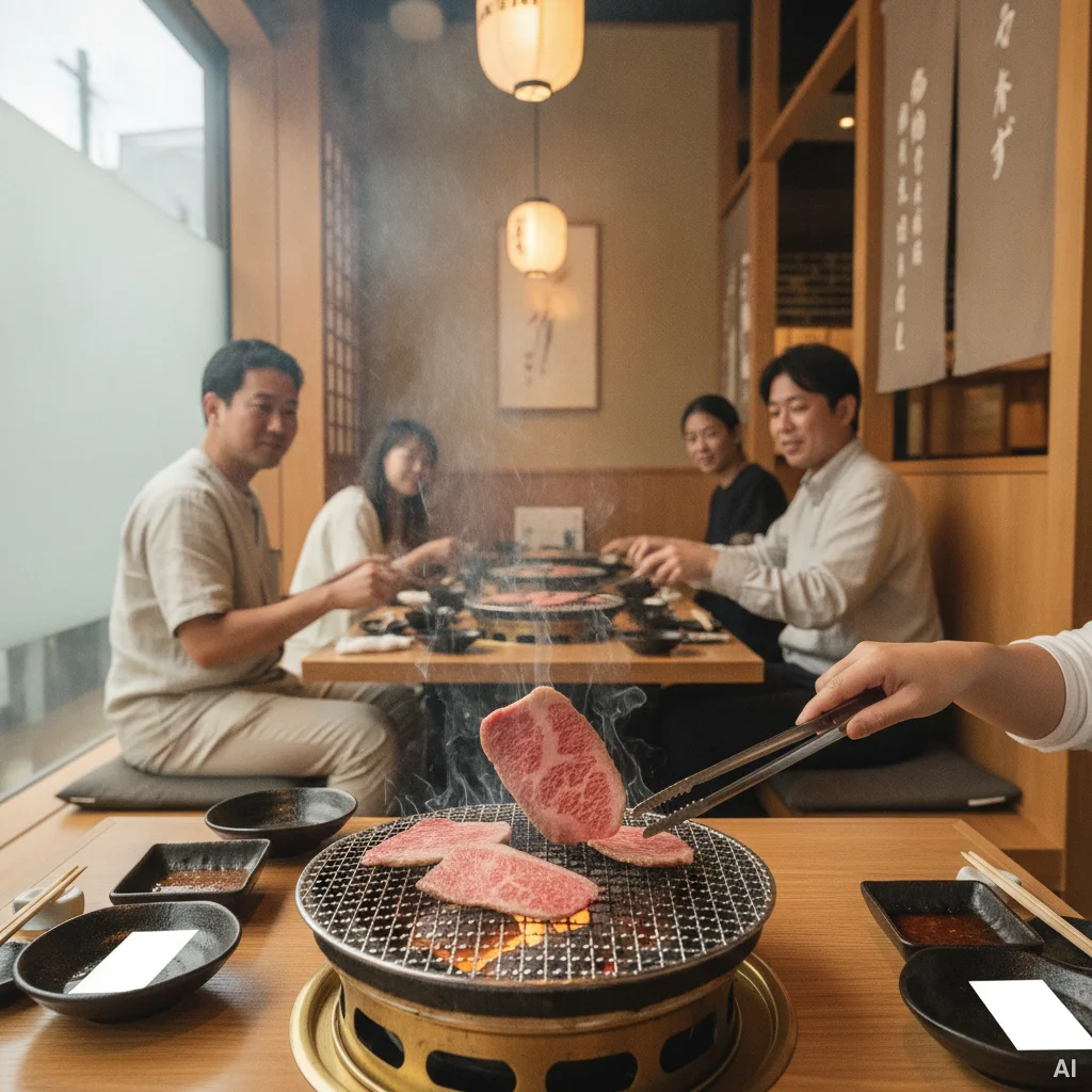 一人焼肉を楽しむ堀田真由の写真 5