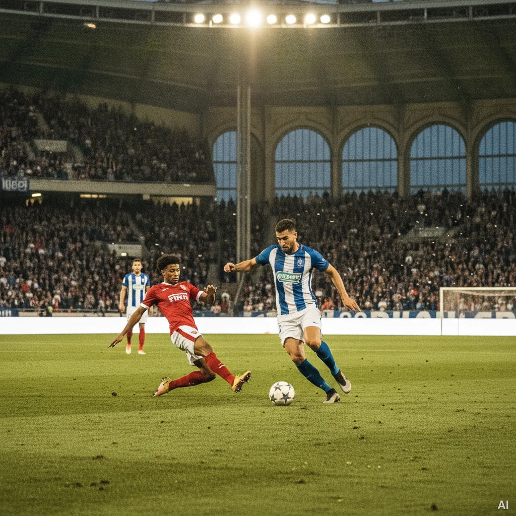 Photo of Lee Kang-in dribbling past an opponent 7