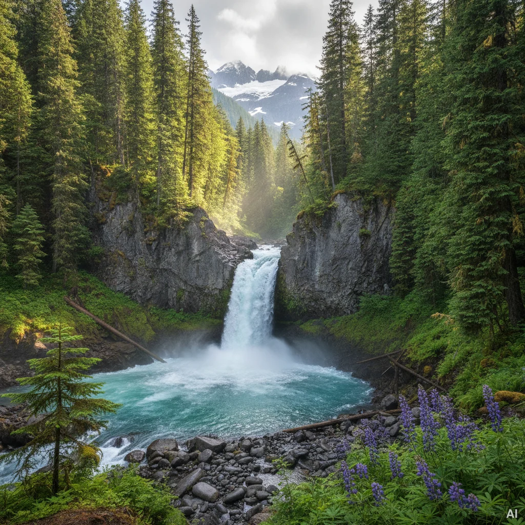 McDonald Falls plunge and pool 사진 5