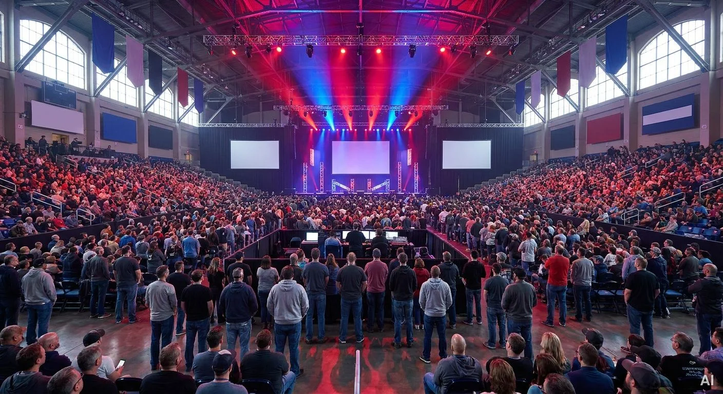 TPUSA flagship summit arena audience 사진 7