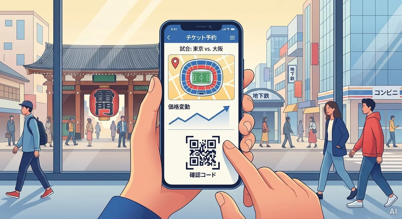スマホでのチケット予約 사진 2