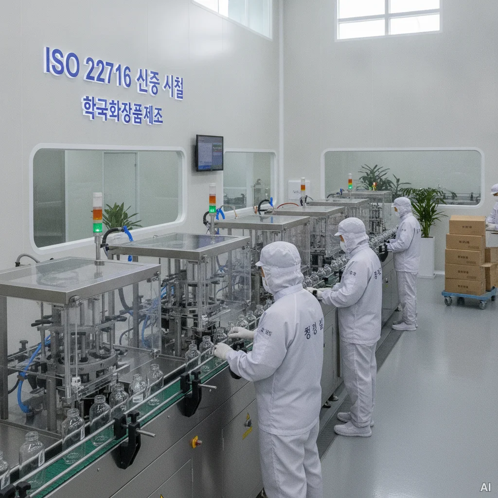 ISO 22716 인증 화장품 제조 시설 사진 8