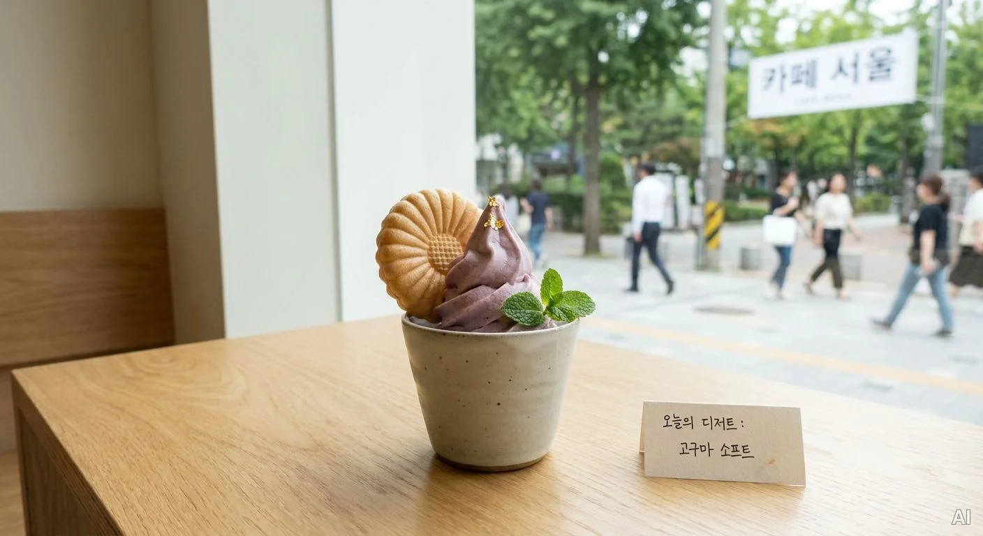 고구마 소프트 아이스크림 사진 3