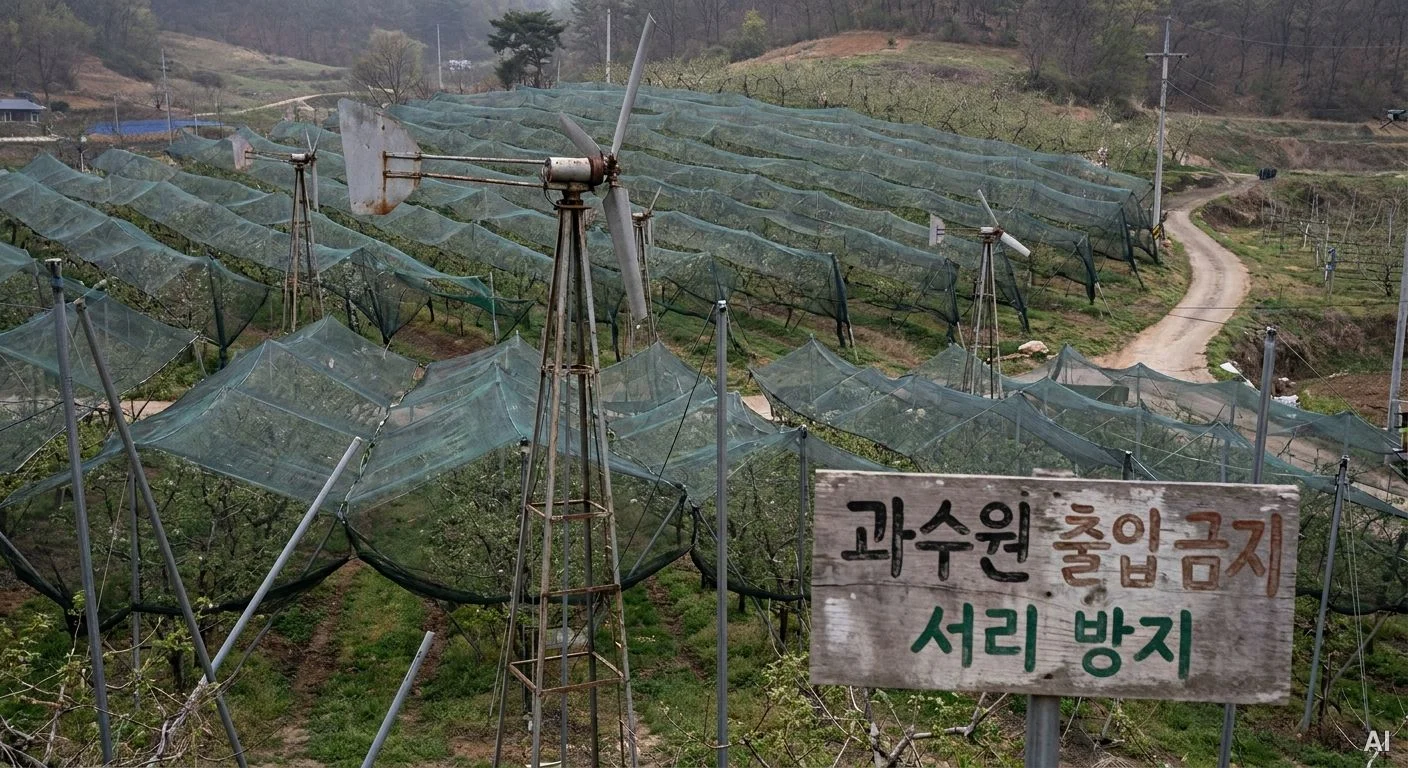 과수원 방상팬과 방재시설 사진 12