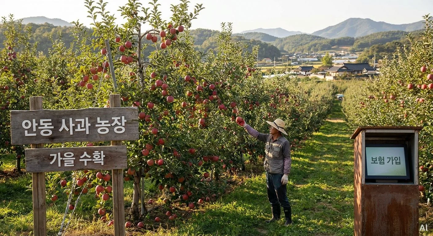 사과 및 주곡 작물 보험금 지급 현장 사진 2