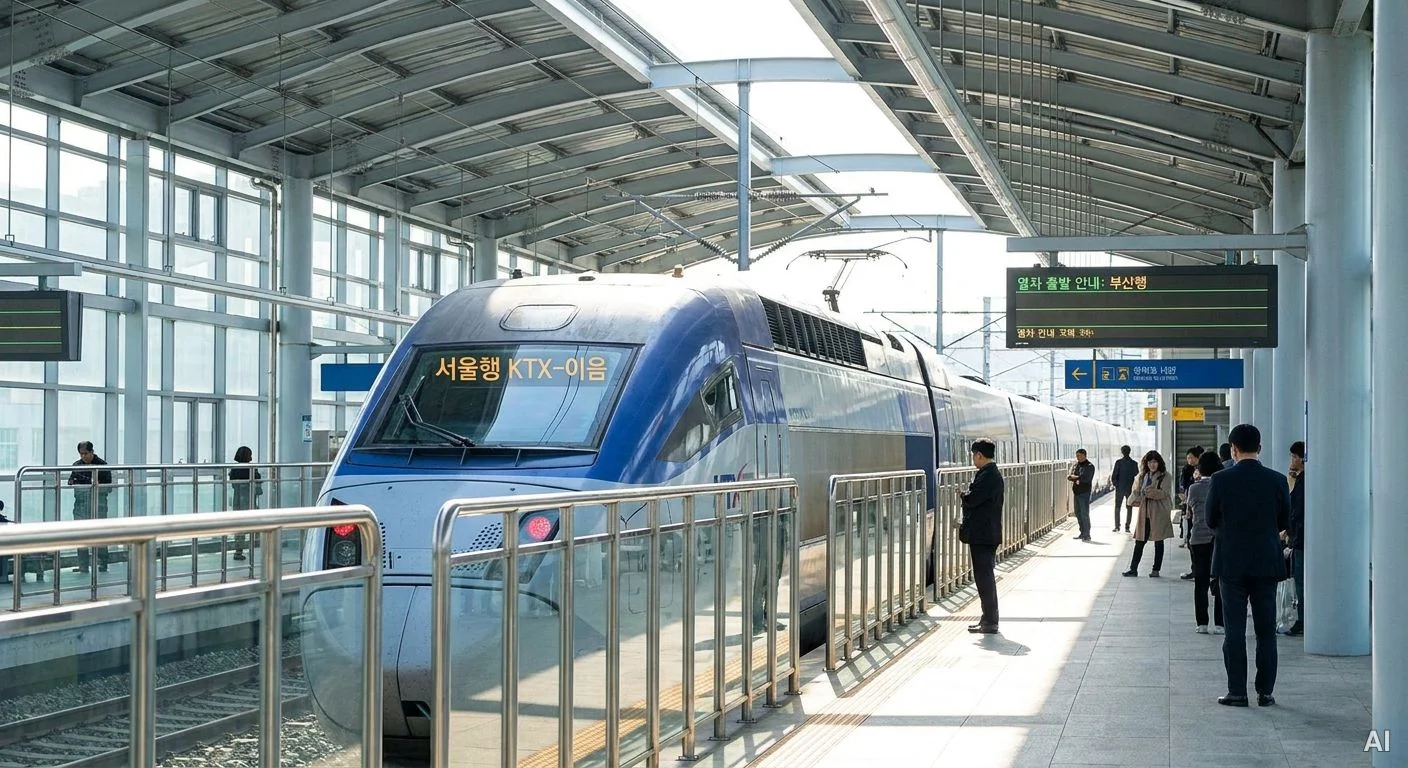 서해선 KTX-이음 정차 모습 사진 14