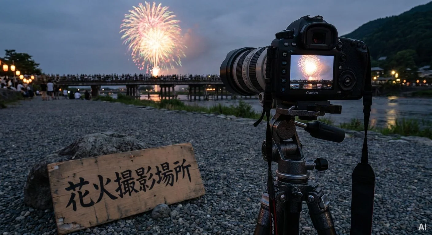 三脚撮影が制限される花火観覧席 사진 12