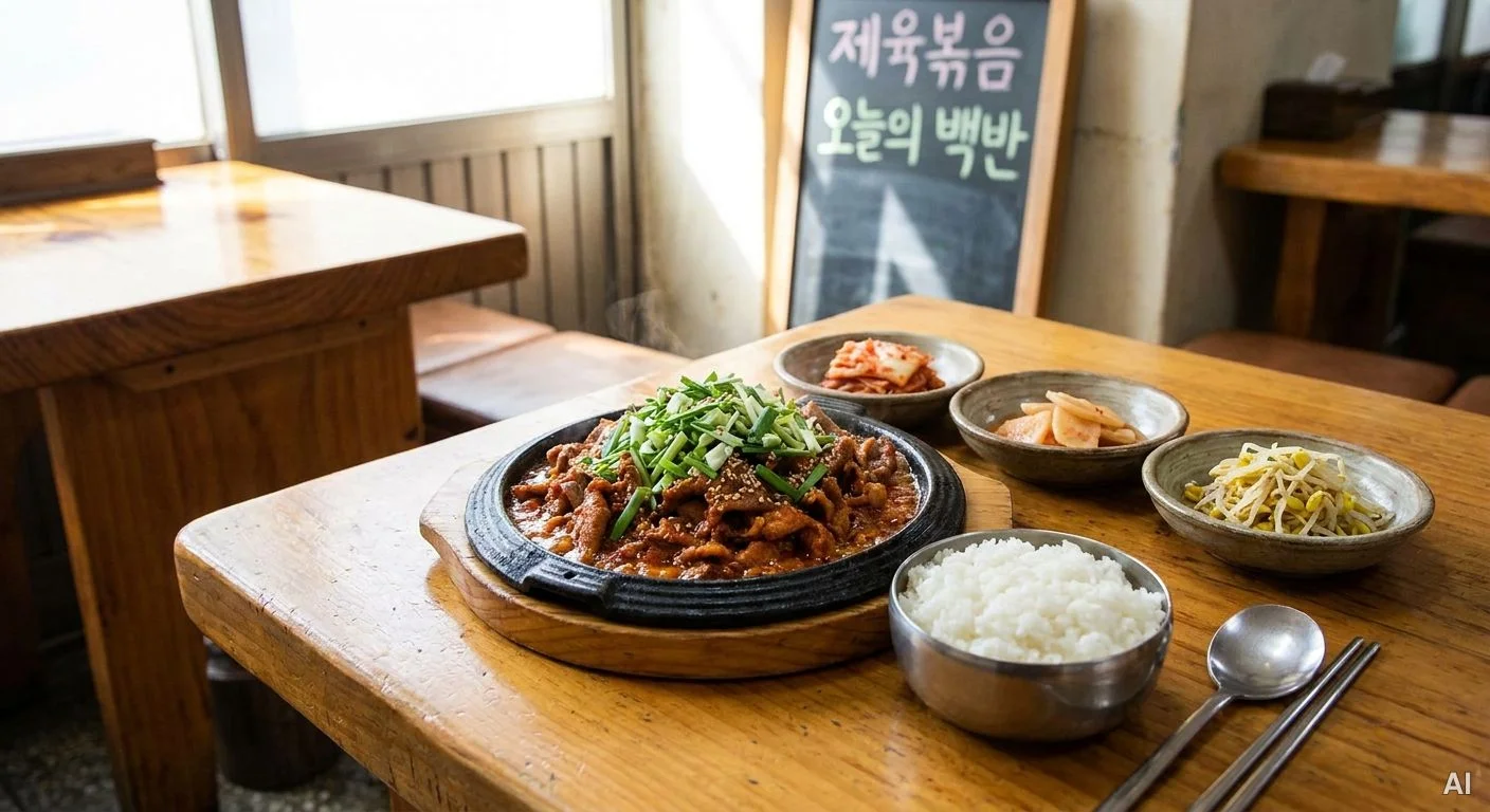 중앙식육식당의 제육볶음 백반 사진 6