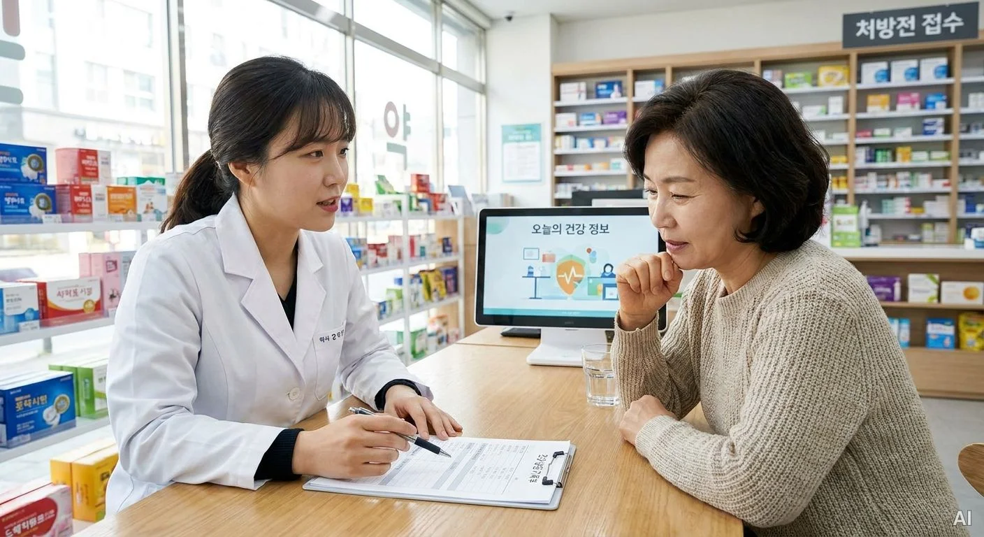 약국 복약 지도 상담 모습 사진 1