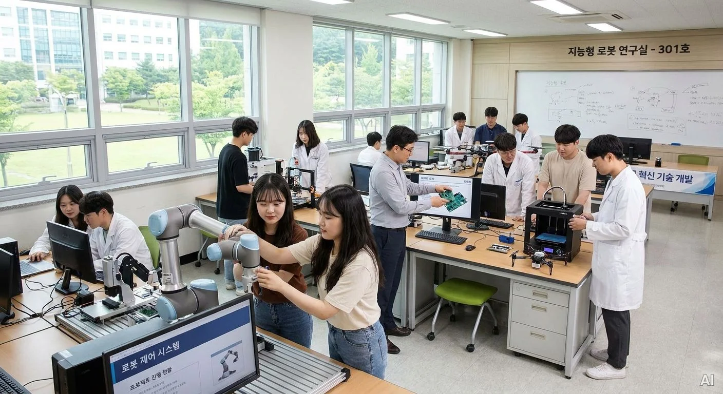 지역 대학 로봇 연구실 사진 7