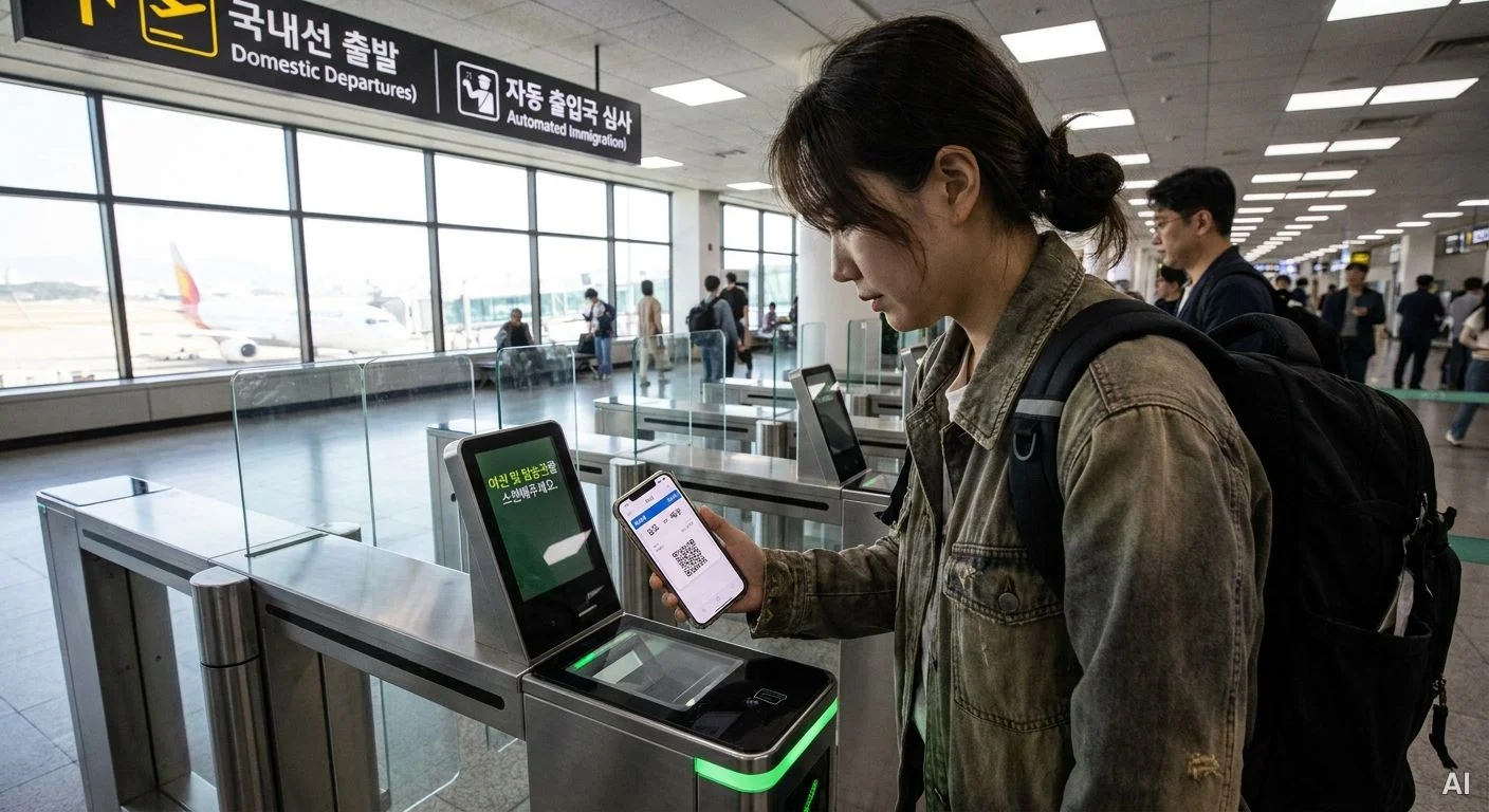 공항 자동 출입국 심사 사진 3