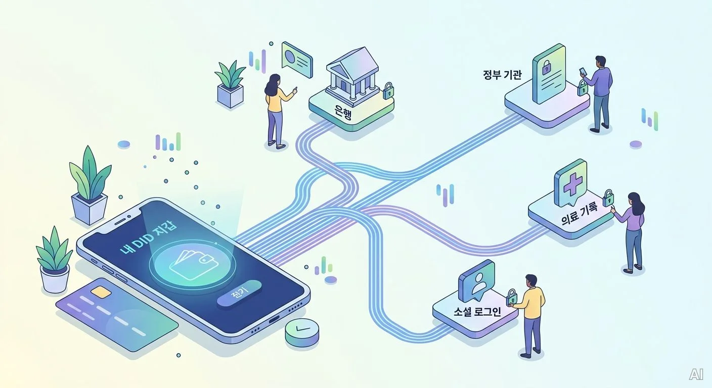 블록체인 분산신원증명(DID) 구조 사진 2