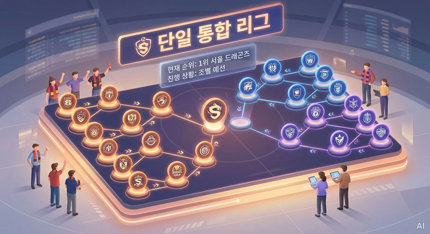 챔피언스리그 단일 통합 리그 시스템 사진 2