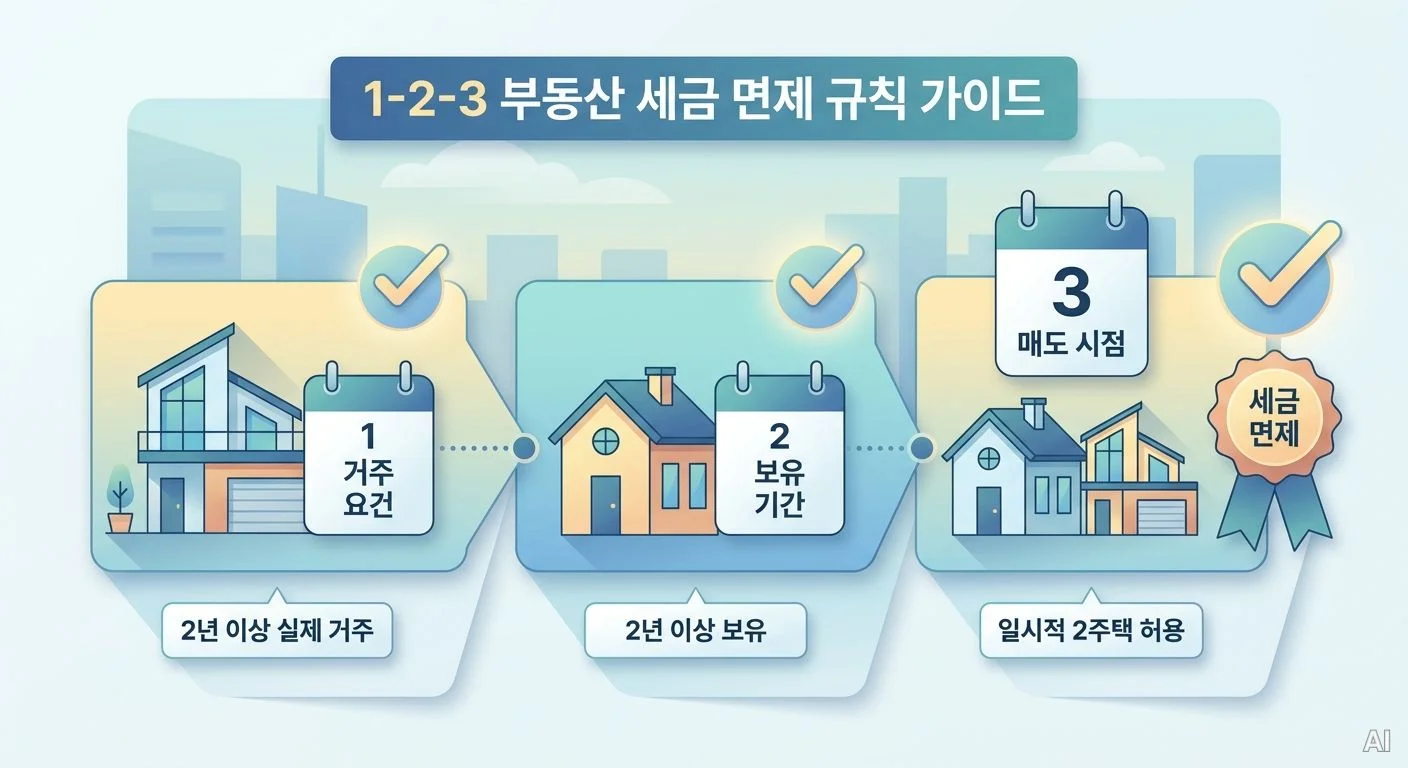 1·2·3 법칙 비과세 가이드 인포그래픽 사진 2