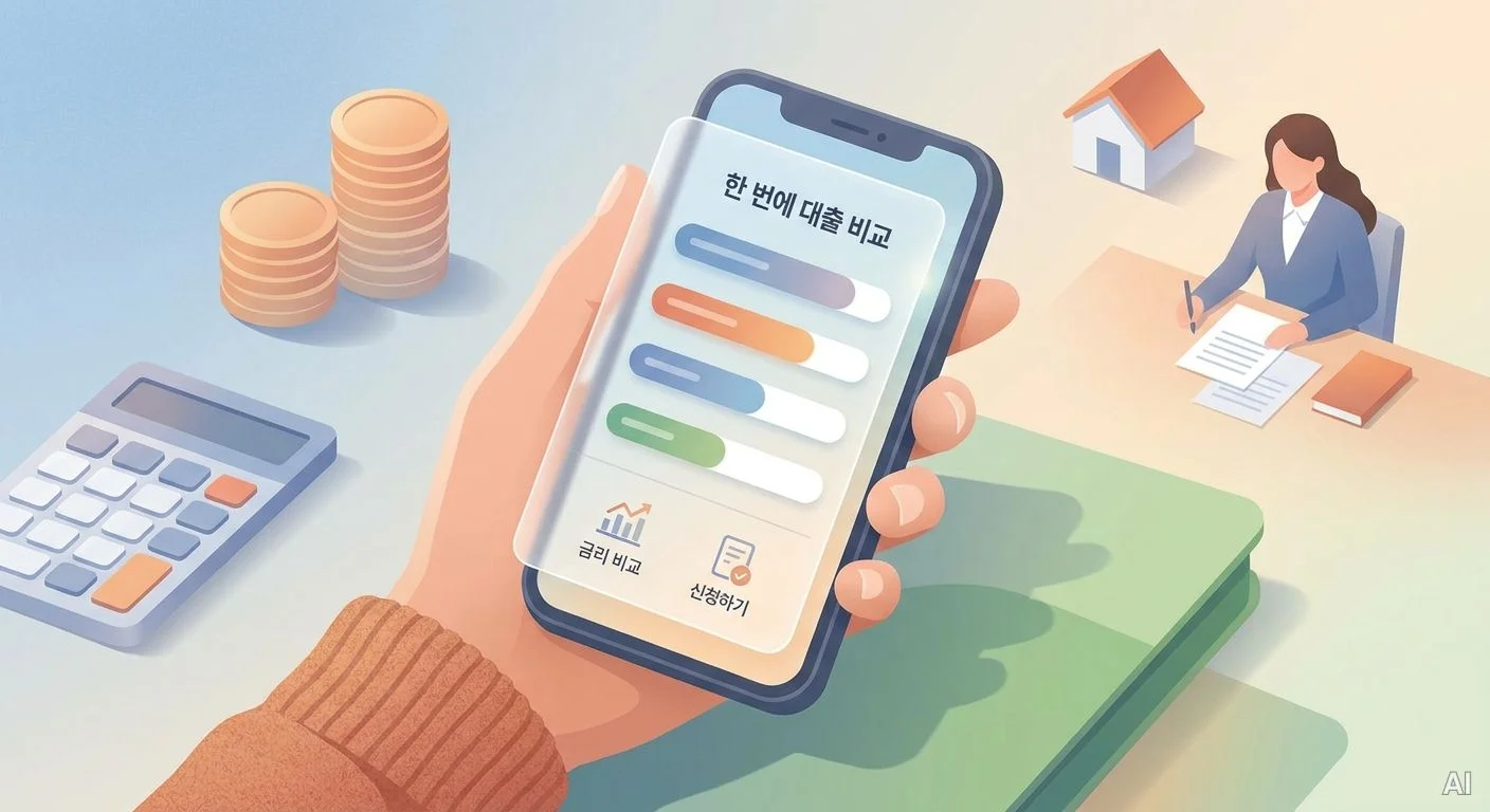 온라인 대환대출 인프라 스마트폰 화면 사진 8