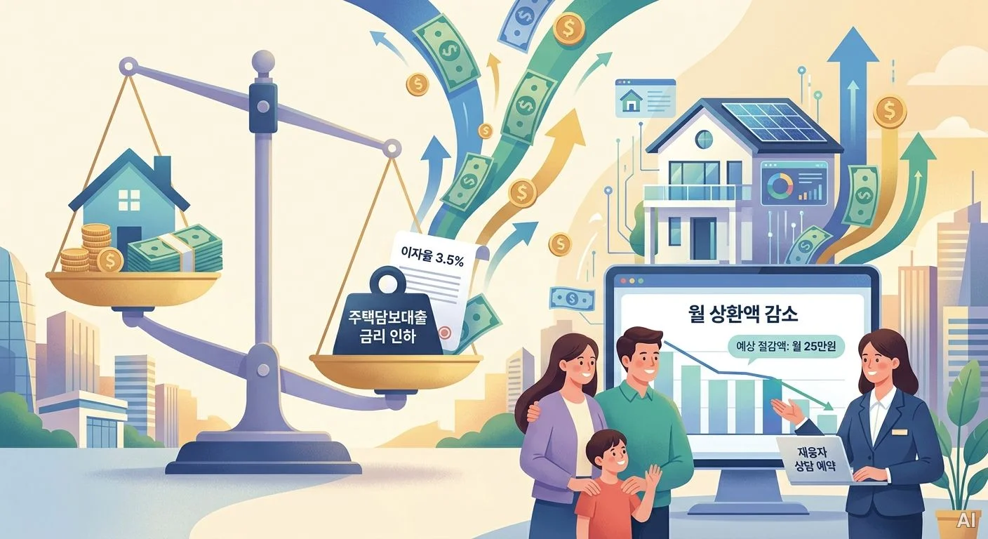 대환대출 이용자 평균 금리 인하 사진 1