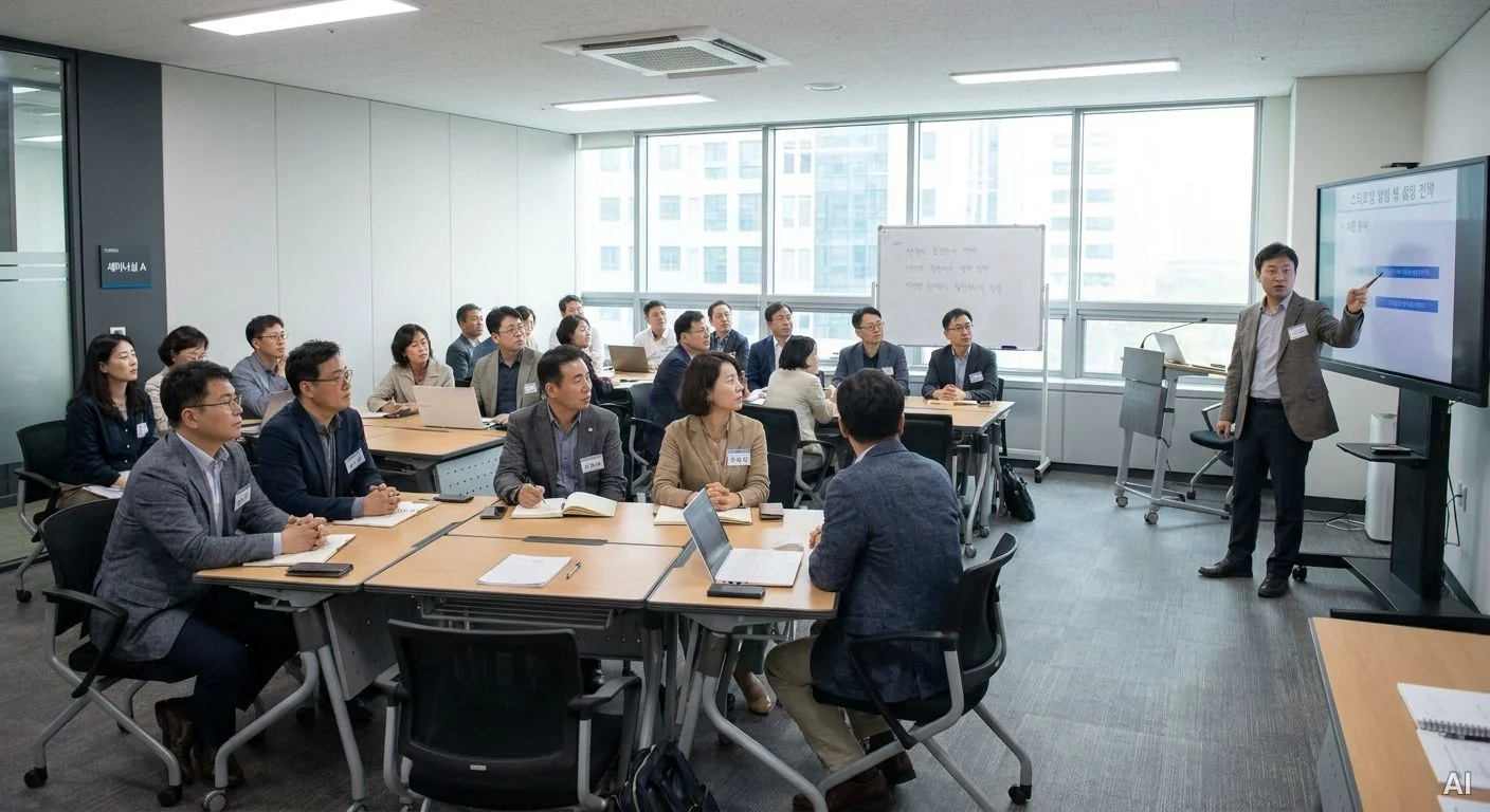 강의 중인 중장년층 교육생들 사진 4