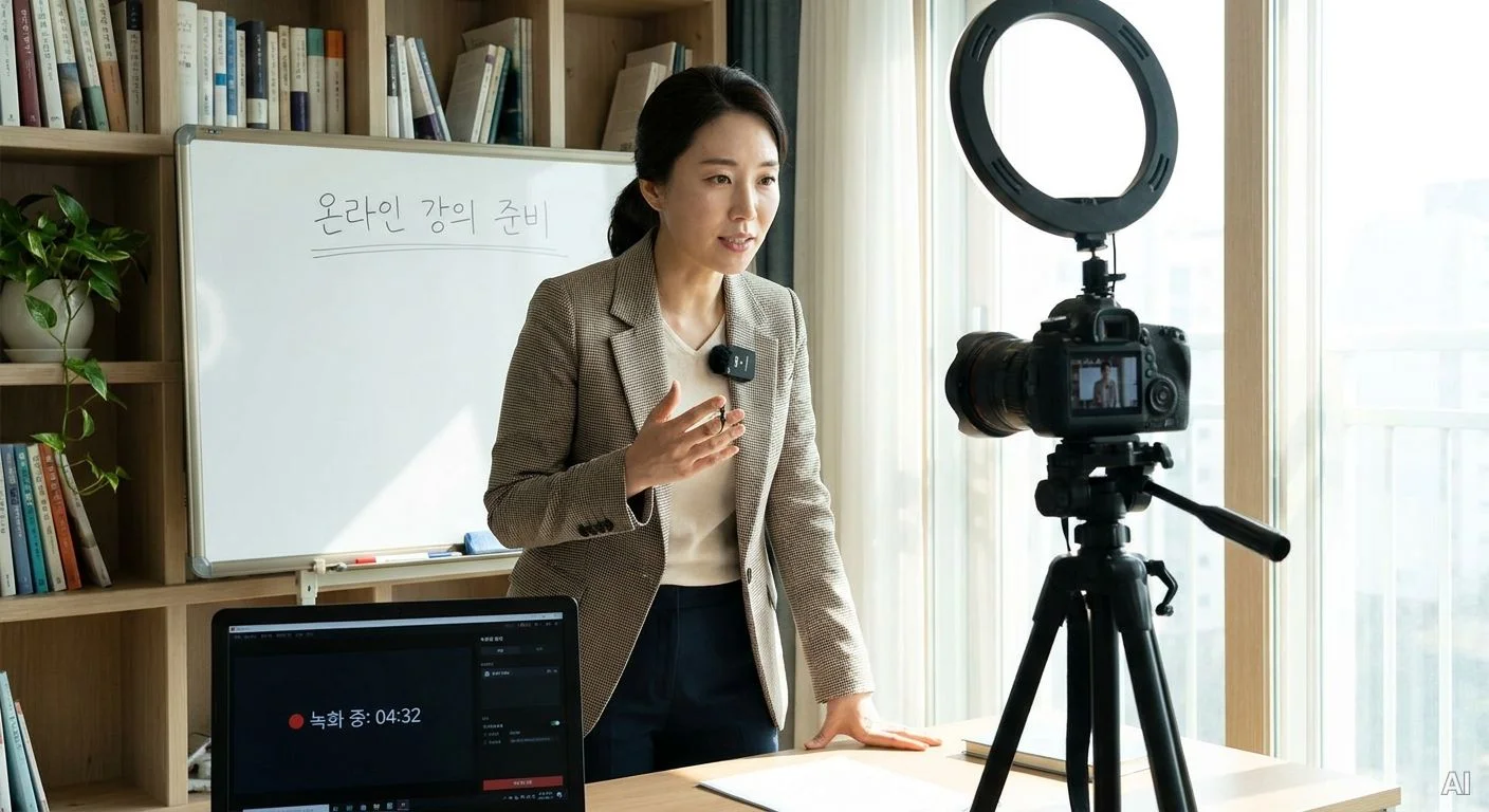 VOD 온라인 클래스 촬영 사진 5