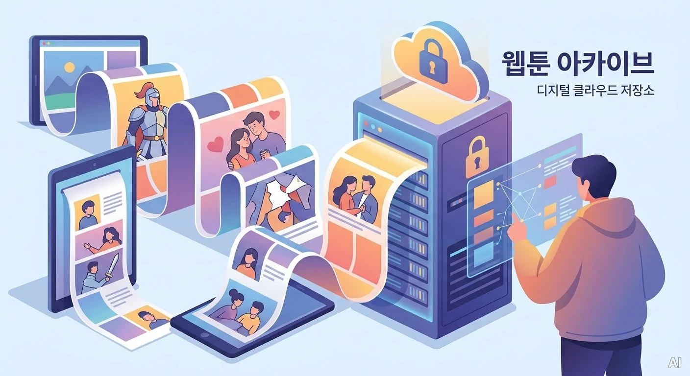 웹툰 디지털 통합 아카이빙 DB 사진 6