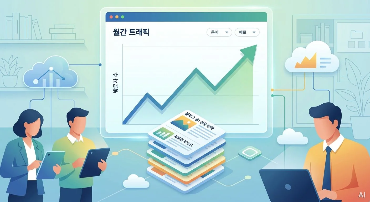 검색 트래픽 상승과 블로그 성장 사진 4