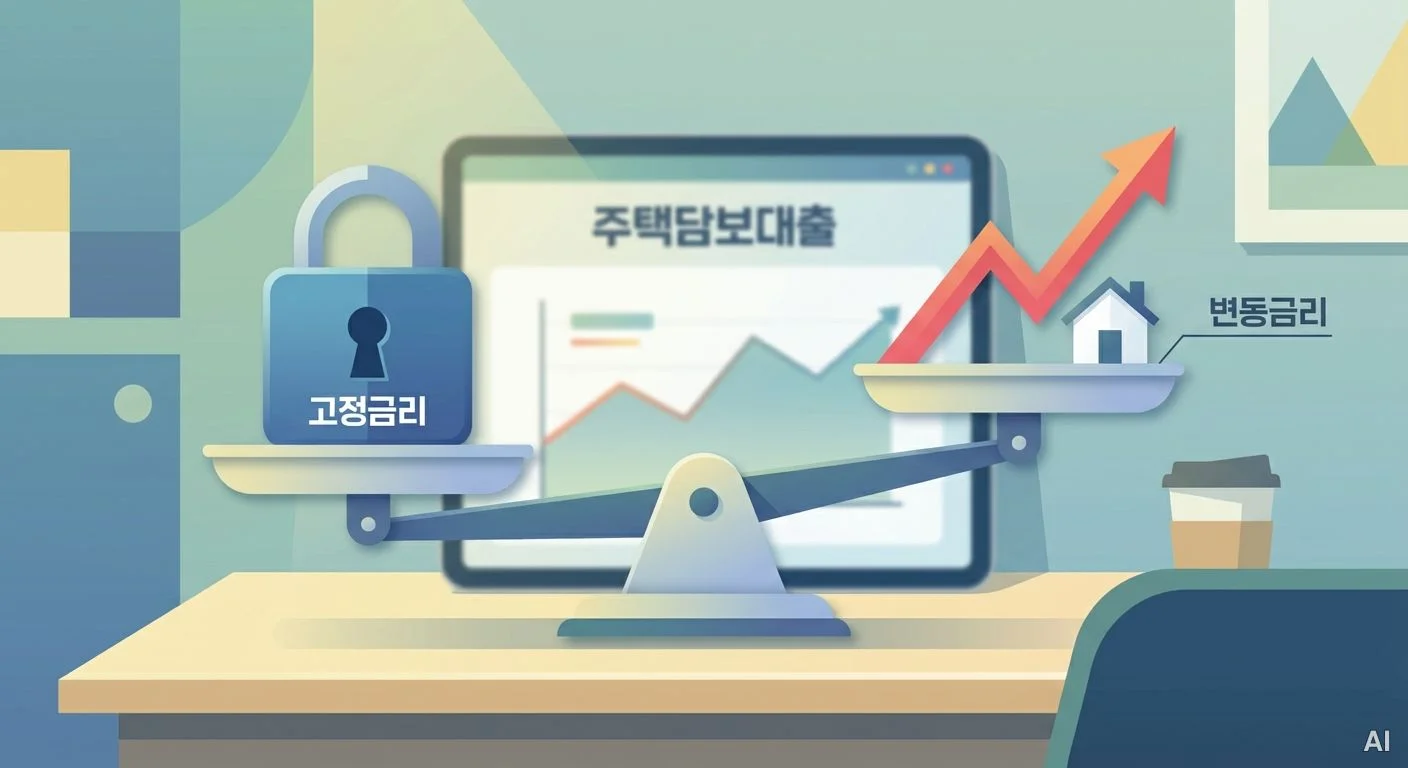 주택담보대출 고정·변동금리 선택 사진 6