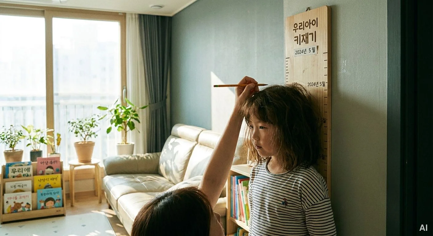 어린이 키성장 측정 사진 1