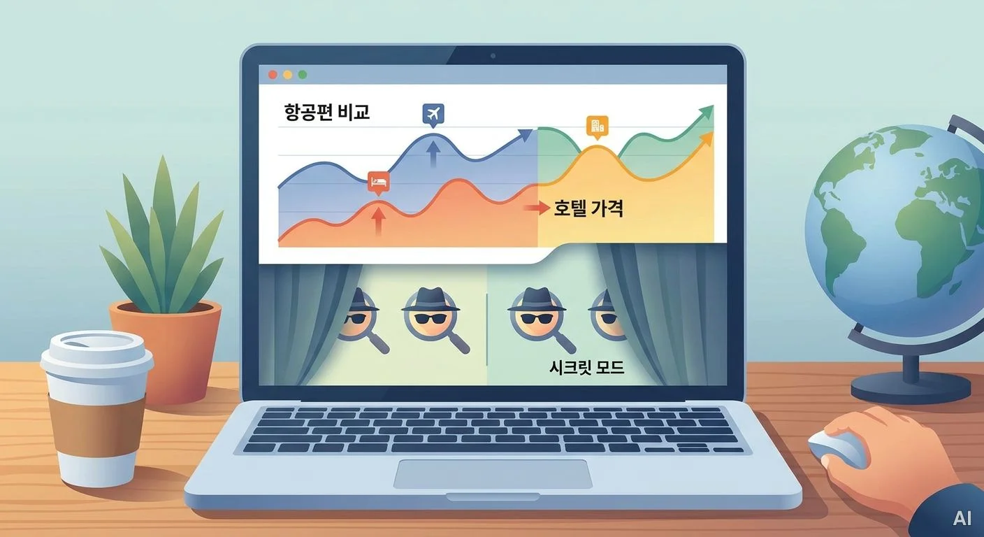 호텔 예약 시크릿 모드 활용 화면 사진 6