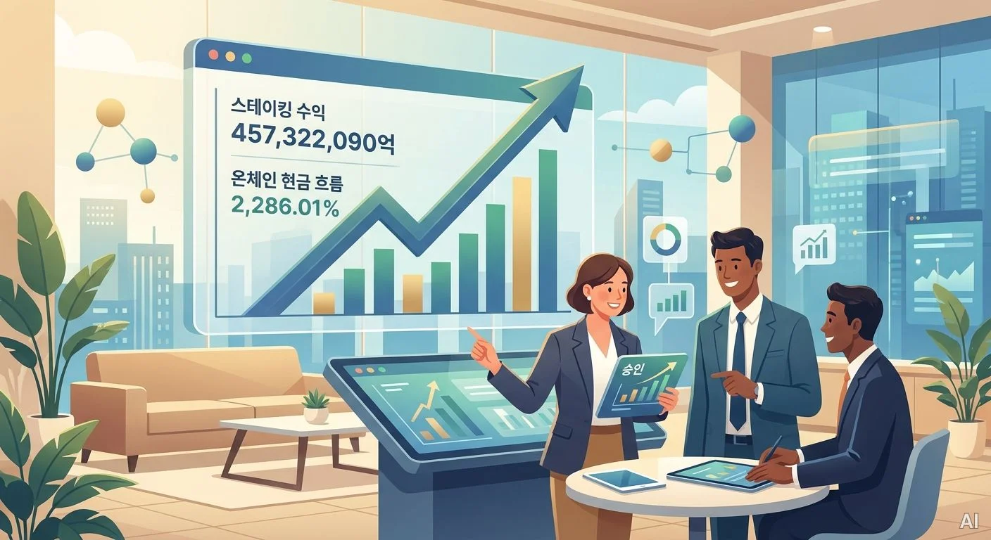 스테이킹 수익 기반 온체인 현금 흐름 사진 3