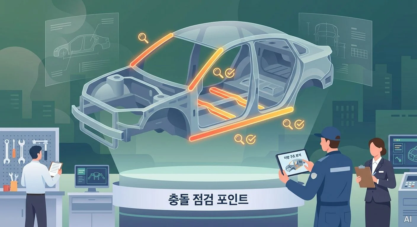 프레임 사고차 점검 포인트 사진 2