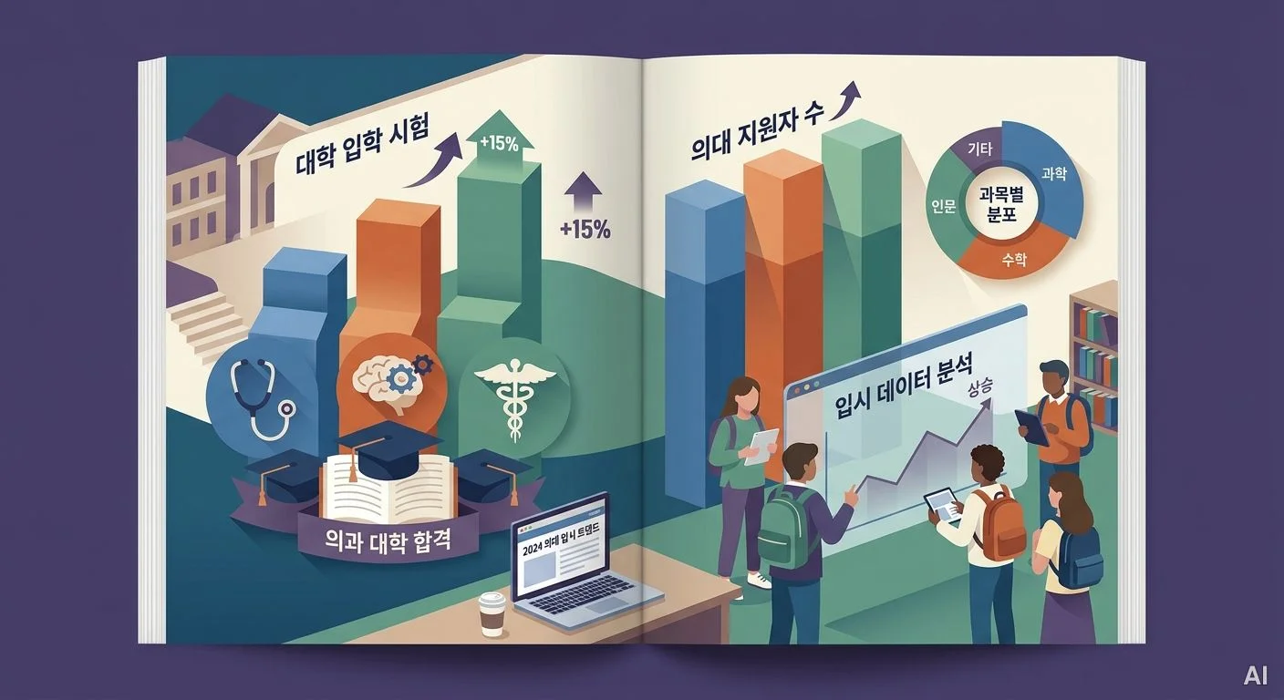 2026 입시 데이터 및 의대 정원 분석 사진 2