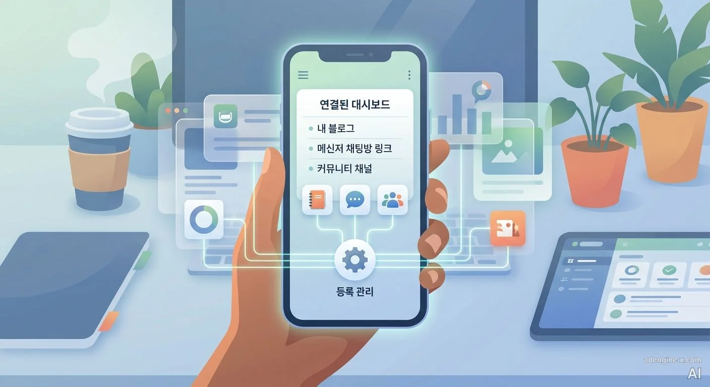 활동 채널 등록 화면 사진 3