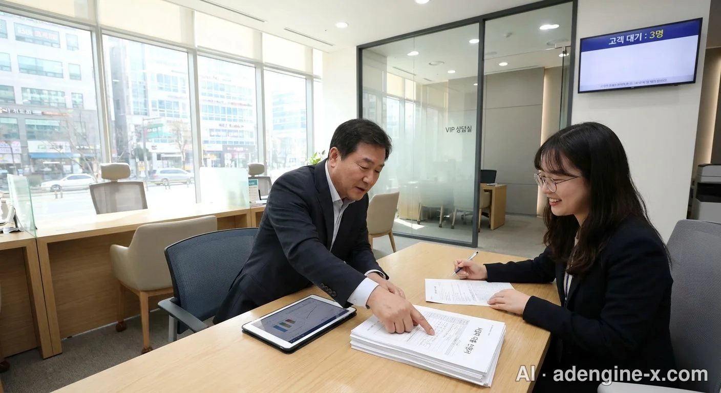 은행 대출 상담 창구 사진 5