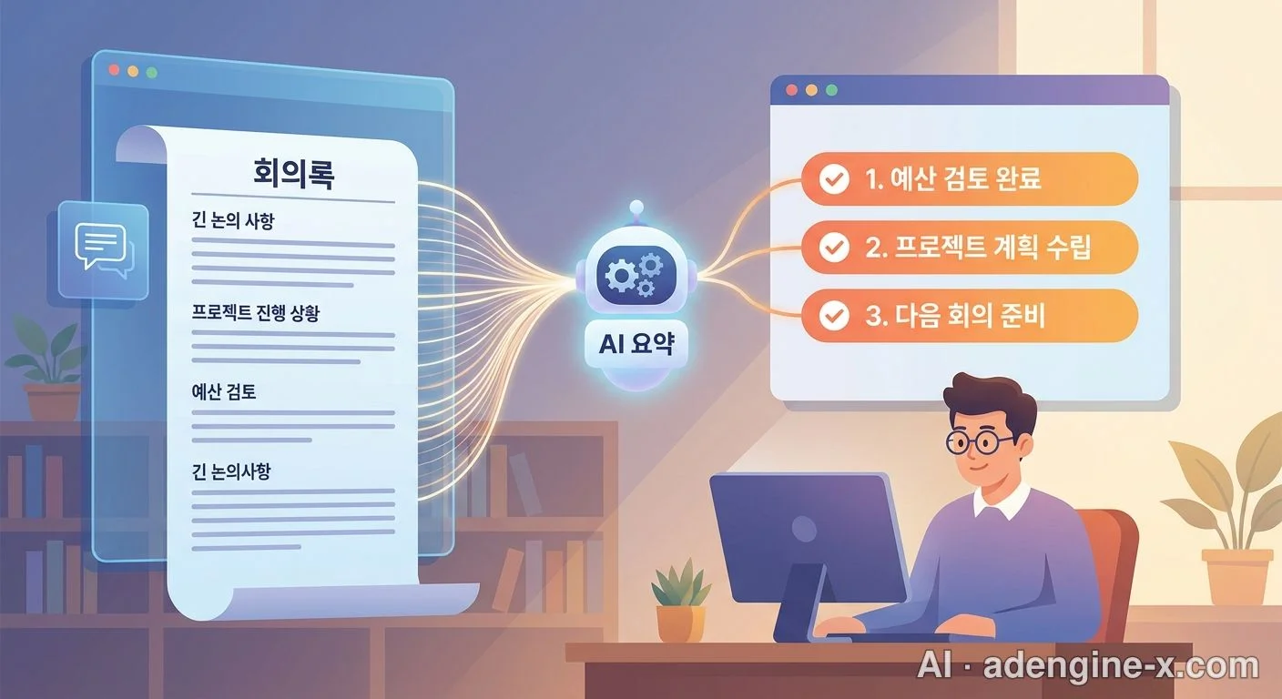 노션 AI 회의록 요약 기능 사진 7