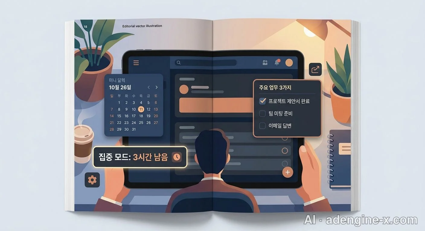 노션 템플릿 업무 관리 화면 사진 2
