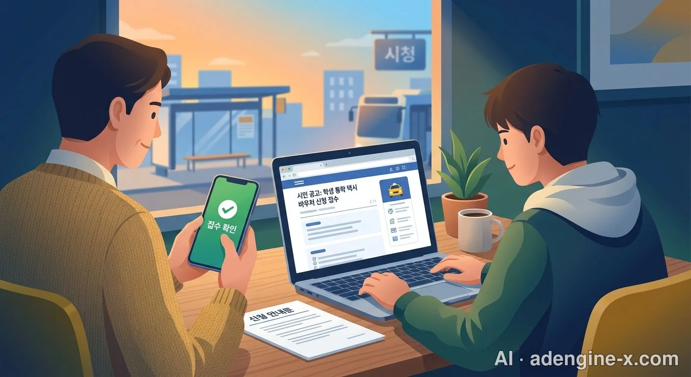 1단계: 통학택시 지원사업 모집 공고 확인 사진 4