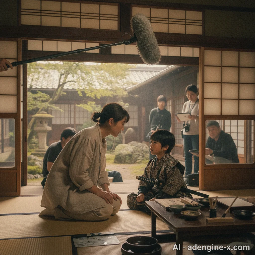 「口立て」演出の現場風景 사진 3