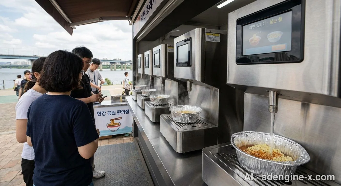 전력 마비 방지를 위한 즉석 라면 분산 조리 사진 6