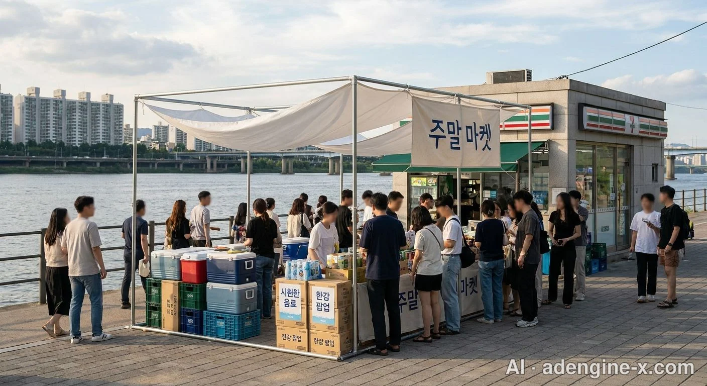 야전 보급기지로 전환된 여의도 점포 사진 2