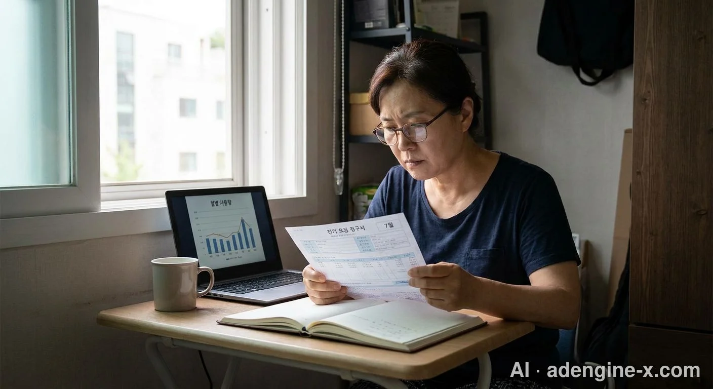 전기세 고지서 확인 사진 1