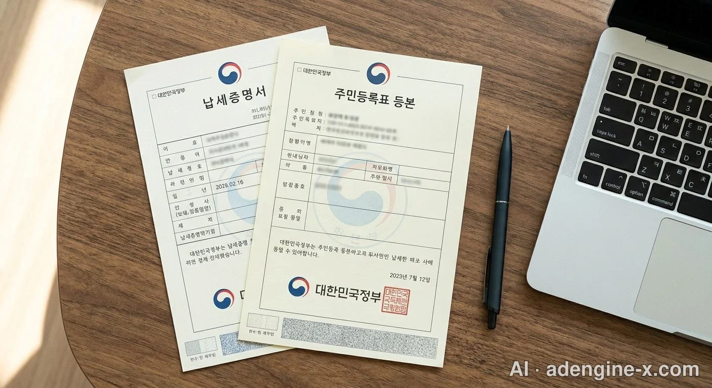 사실증명 발급 서류 사진 2