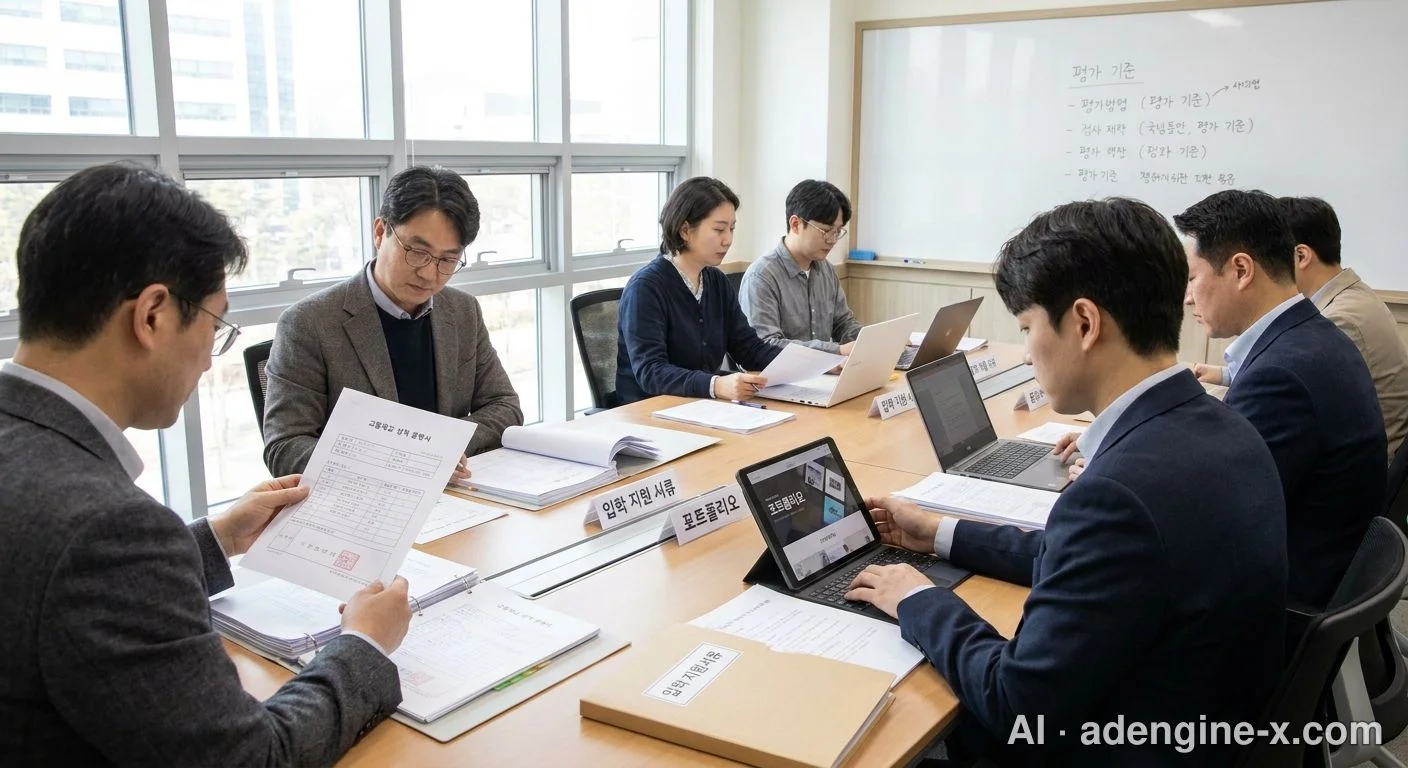 대학 입학 서류 정성평가 현장 사진 6