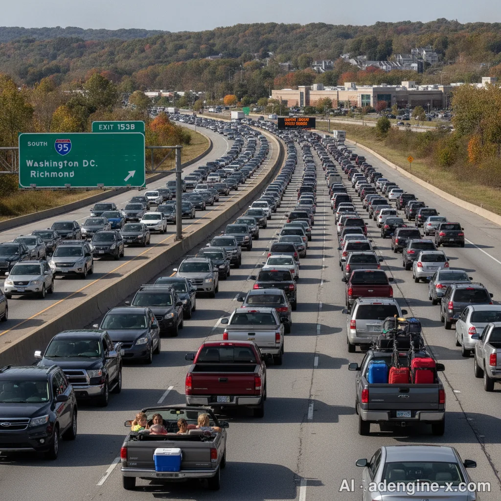 Labor Day weekend highway traffic conges 사진 4