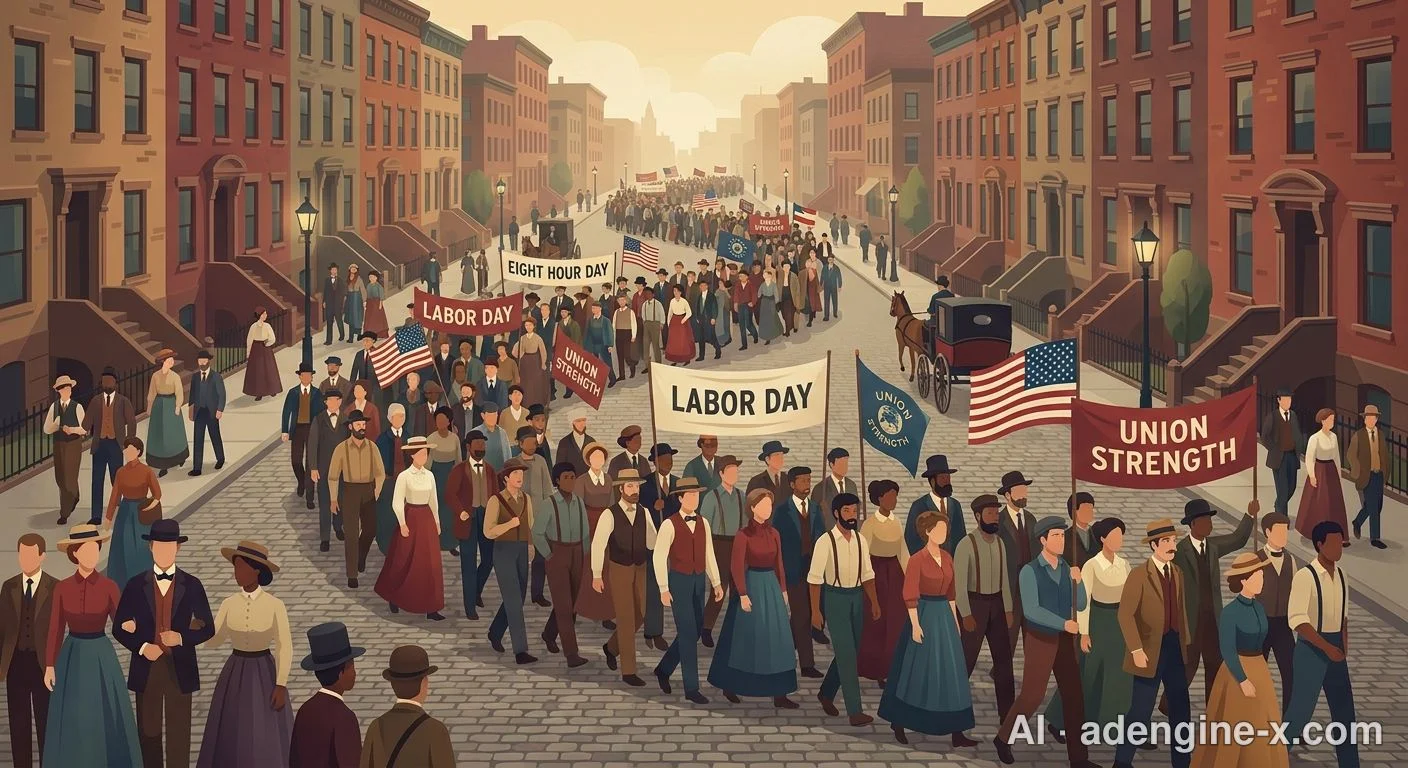 The 1882 CLU grassroots labor parade 사진 2