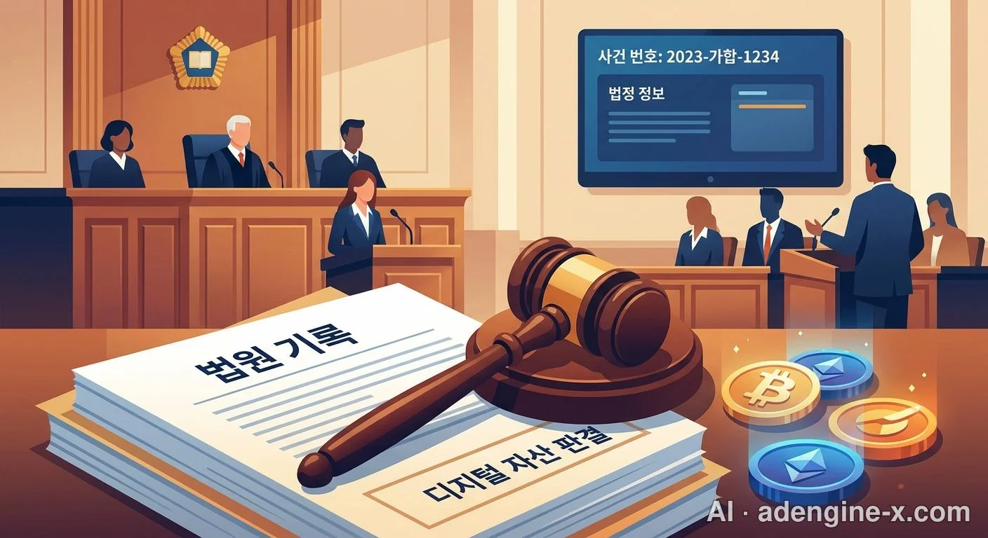 리플 소송 판결 관련 법정 사진 5