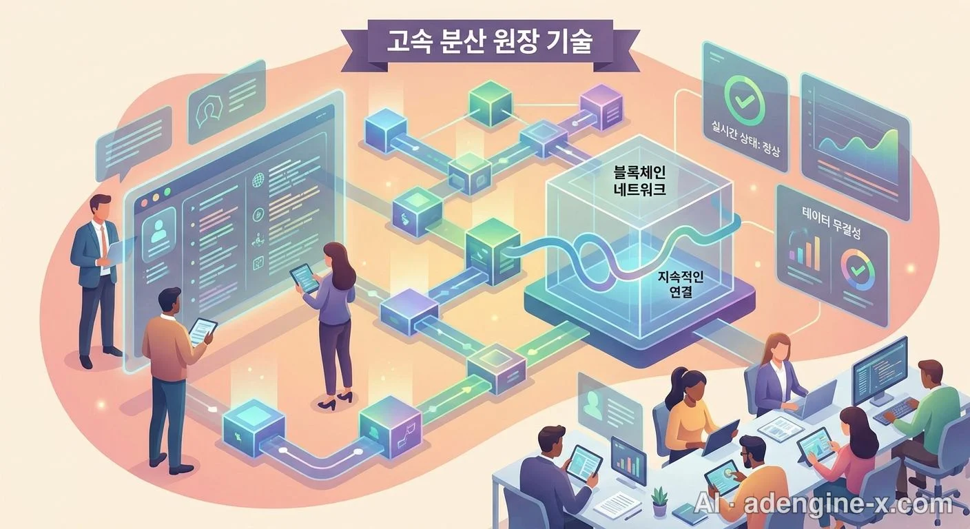 고속 분산 원장 기술 인포그래픽 사진 2