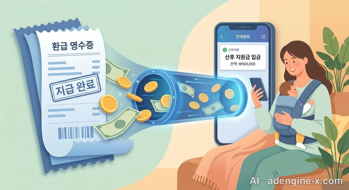 본인부담금 환급 신청과 지원금 입금 사진 8