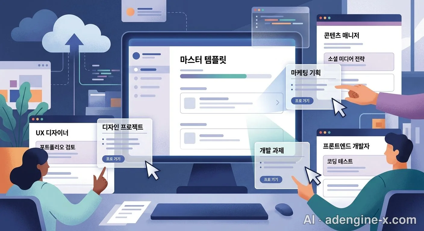 마스터 포트폴리오 템플릿 복제와 재배치 사진 8